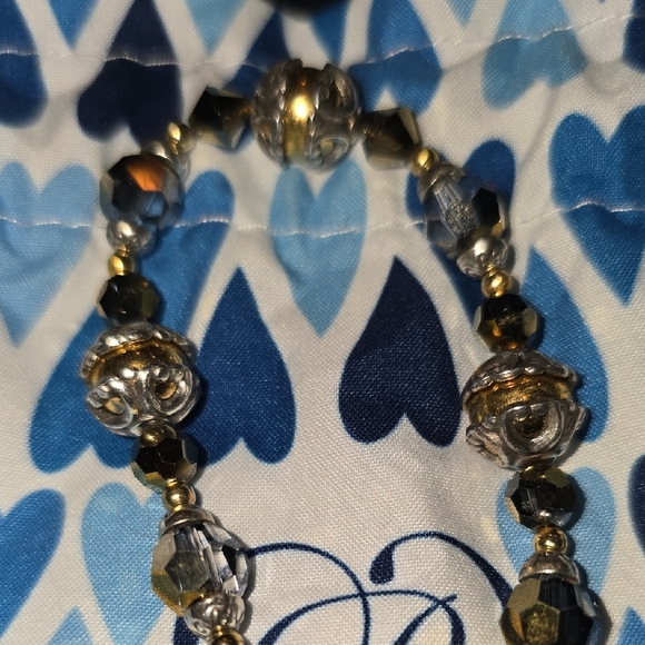 Brighton Gold and Silver Beaded Bracelet - Picture 3 of 14